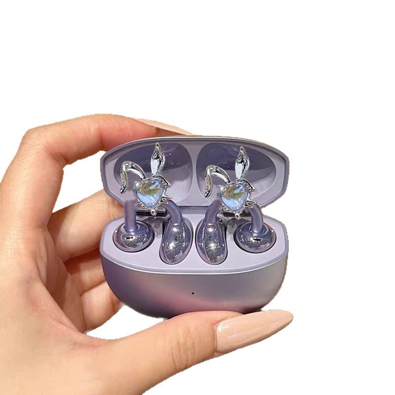 Cercel de ureche clip circular din cupru, stil feminin lux, placare electrolitică