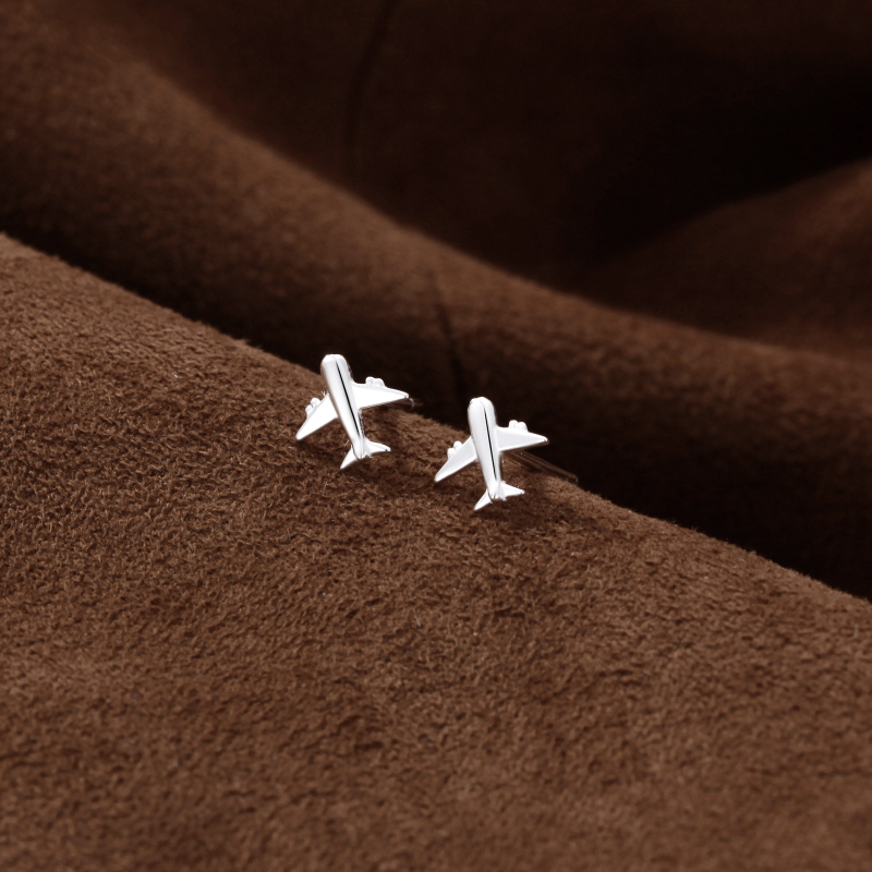 Geometriai mintázatú ezüst fülbevalók, 999 ezüst postákkal, nőknek