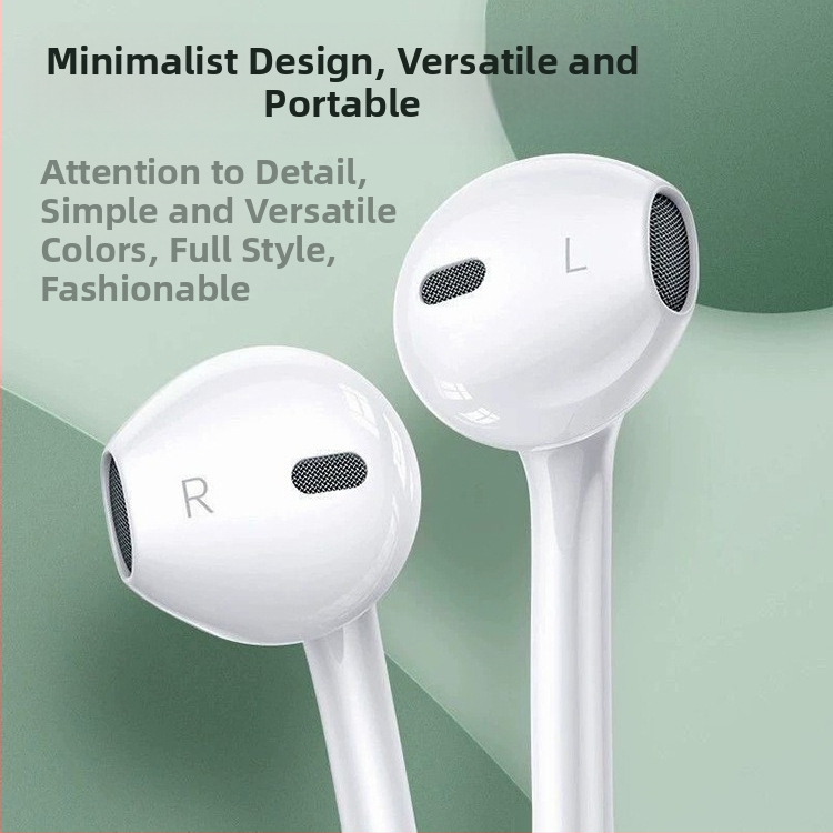 Huawei Mate60 Pro káblové slúchadlá Type-C, polo-in-ear dizajn, káblové ovládanie, minimalistický štýl