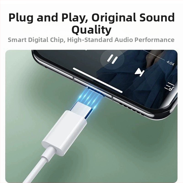 Huawei Mate60 Pro káblové slúchadlá Type-C, polo-in-ear dizajn, káblové ovládanie, minimalistický štýl