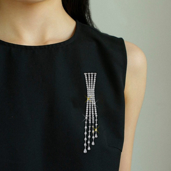 Broșă din aliaj, unisex, stil ușor de lux; forme: animale, flori, frunze; electroplacare; decorativă și multifuncțională