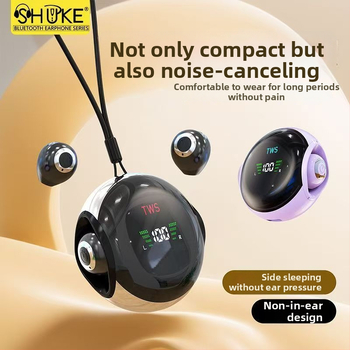 Slúchadlá do uší T09 s displejom — BT 5.4, dosah 10 m, výdrž batérie 4–8 h, obojsmerný stereo zvuk, vodeodolné