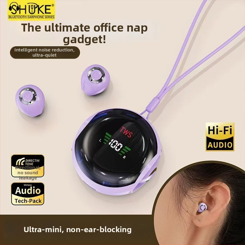 Slúchadlá do uší T09 s displejom — BT 5.4, dosah 10 m, výdrž batérie 4–8 h, obojsmerný stereo zvuk, vodeodolné