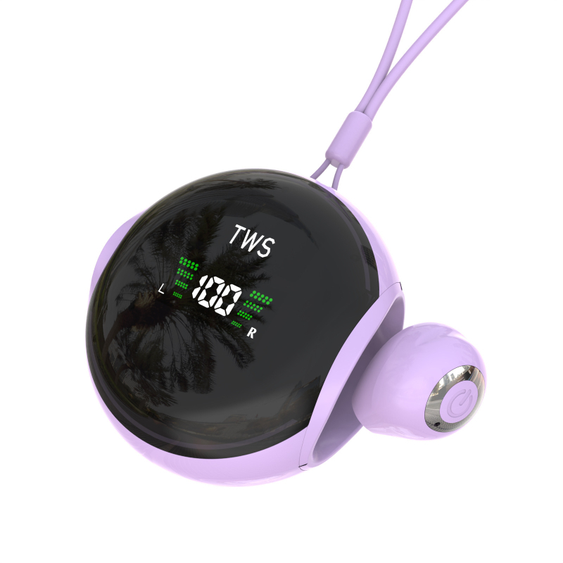 Slúchadlá do uší T09 s displejom — BT 5.4, dosah 10 m, výdrž batérie 4–8 h, obojsmerný stereo zvuk, vodeodolné