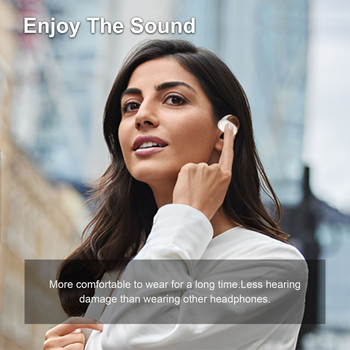 Cască Bluetooth cu cârlig rotativ, conductie prin aer, IPX5, Bluetooth 5.4, autonomie peste 8 ore