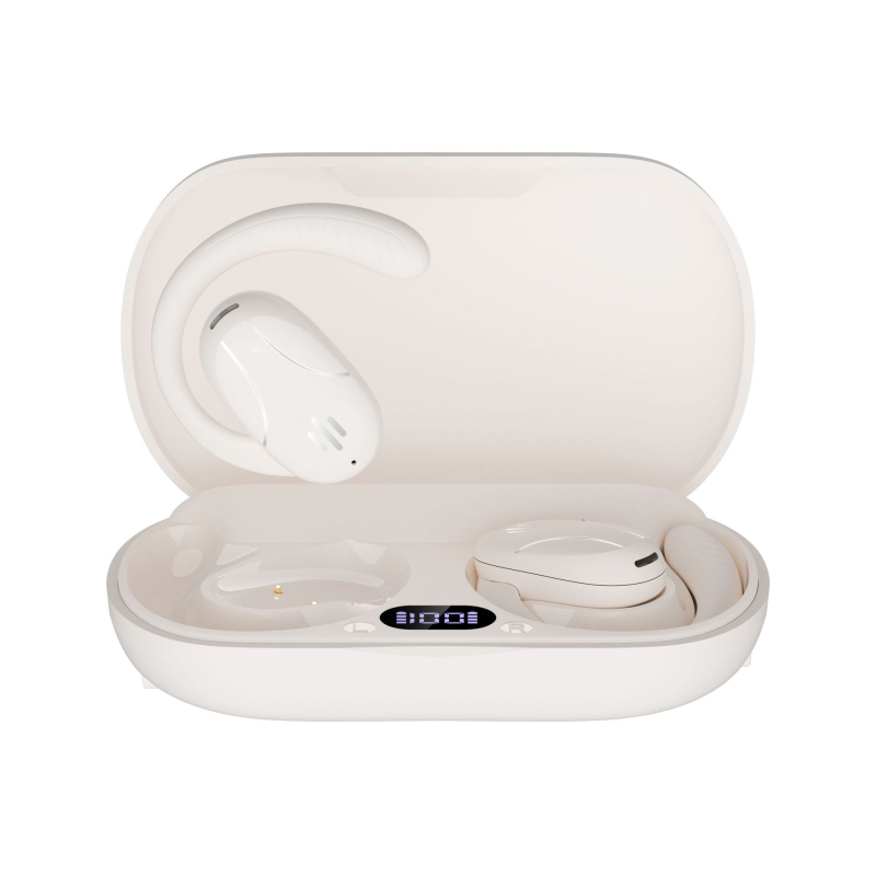 Cască Bluetooth cu cârlig rotativ, conductie prin aer, IPX5, Bluetooth 5.4, autonomie peste 8 ore