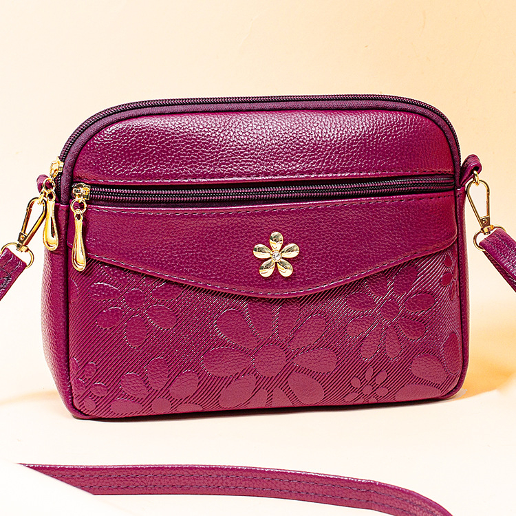 Camellia ženska torbica za rame i crossbody, velik kapacitet, bucket stil, PU unutarnji džepovi
