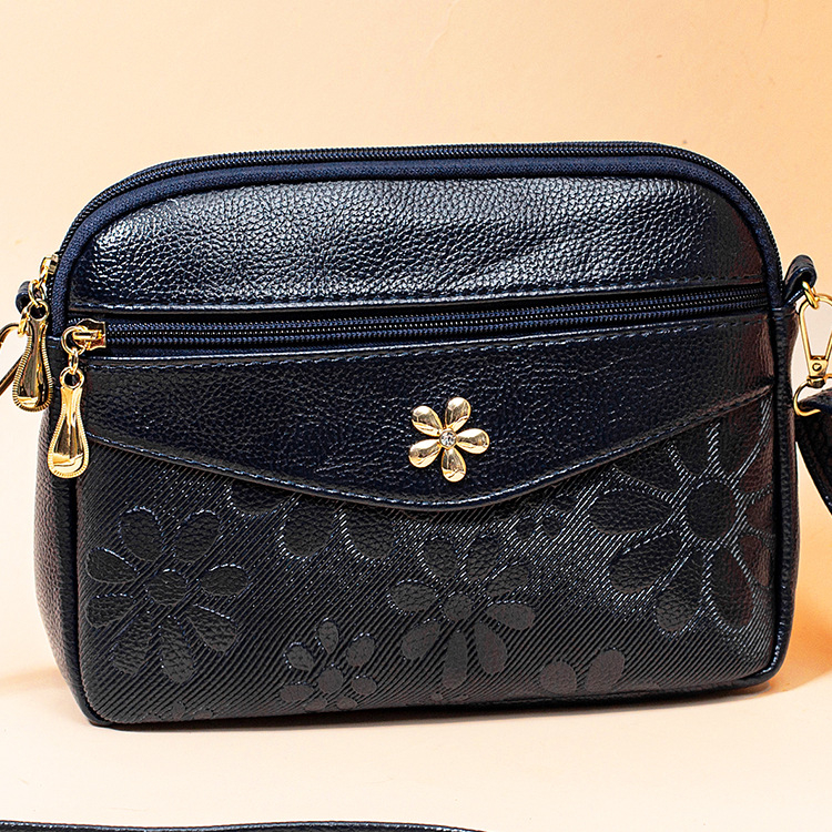 Camellia ženska torbica za rame i crossbody, velik kapacitet, bucket stil, PU unutarnji džepovi