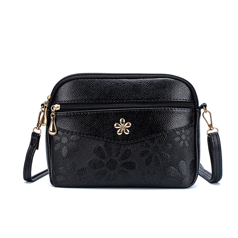 Camellia ženska torbica za rame i crossbody, velik kapacitet, bucket stil, PU unutarnji džepovi