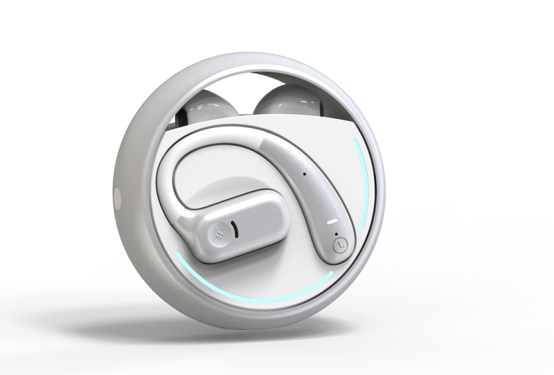 Bluetooth slúchadlá A20 PLUS štvorkus, bezdrôtový dizajn s uchom na háku, Bluetooth 5.3, 18 mm reproduktor, mikrofón, 20Hz-20kHz