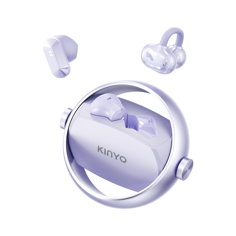 Bluetooth slúchadlá A20 PLUS štvorkus, bezdrôtový dizajn s uchom na háku, Bluetooth 5.3, 18 mm reproduktor, mikrofón, 20Hz-20kHz