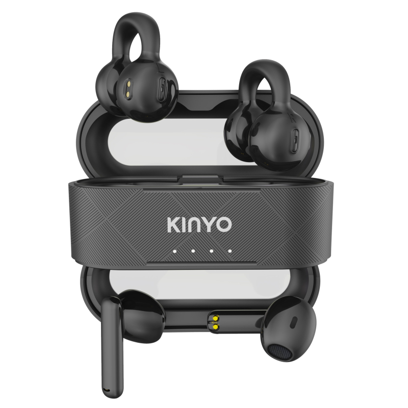 Bluetooth slúchadlá A20 PLUS štvorkus, bezdrôtový dizajn s uchom na háku, Bluetooth 5.3, 18 mm reproduktor, mikrofón, 20Hz-20kHz