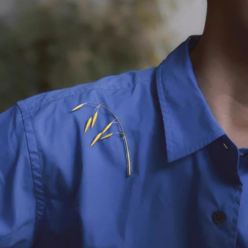 Broșă din aliaj – vintage stil literar retro, decorativă pentru femei, iarna 2024