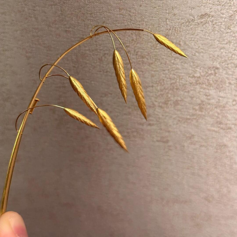 Broșă din aliaj – vintage stil literar retro, decorativă pentru femei, iarna 2024