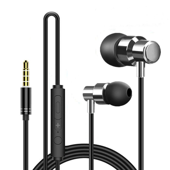 Fülbe dugható vezetékes fejhallgató, modell T665, dinamikus meghajtó, 2 m kábel, kompatibil iOS-szal