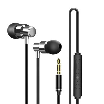 Fülbe dugható vezetékes fejhallgató, modell T665, dinamikus meghajtó, 2 m kábel, kompatibil iOS-szal