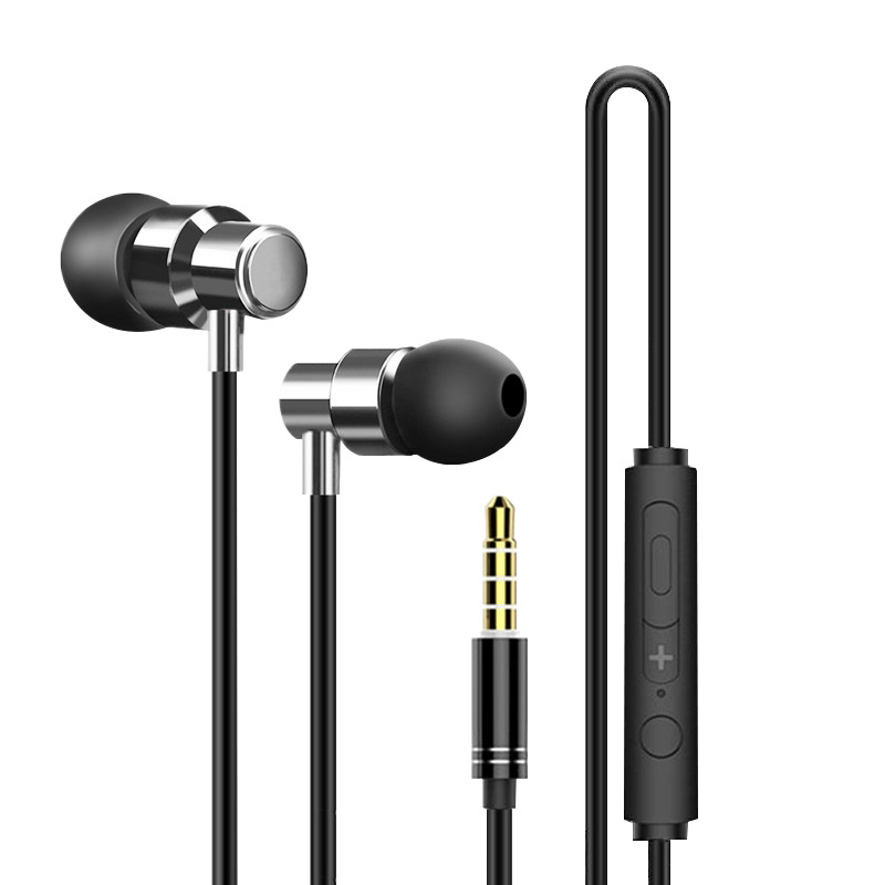 Fülbe dugható vezetékes fejhallgató, modell T665, dinamikus meghajtó, 2 m kábel, kompatibil iOS-szal