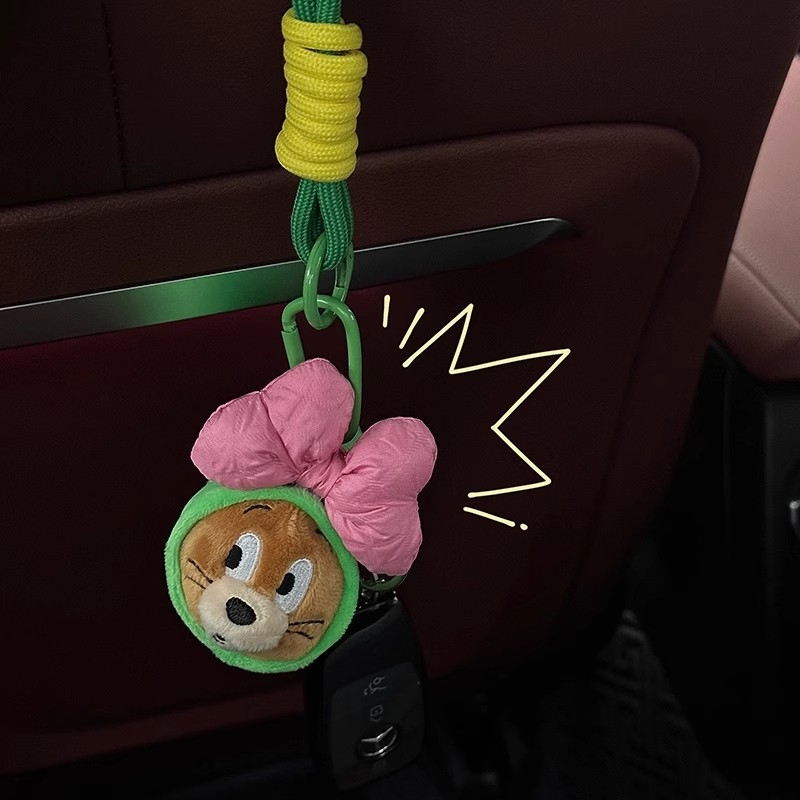 Джери плюшено висящо за задното огледало на автомобила – прост стил, вътрешен декор