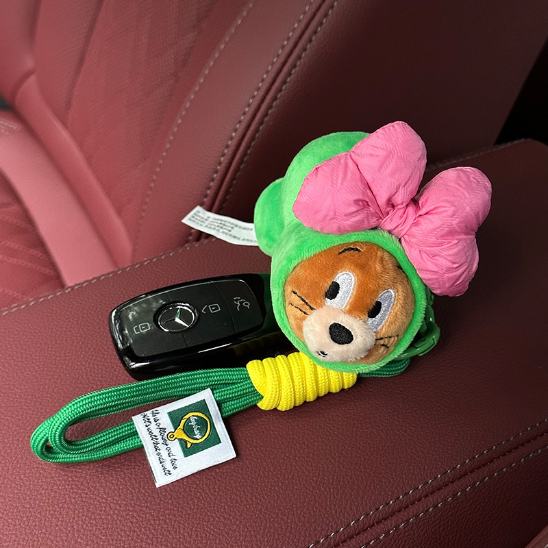 Джери плюшено висящо за задното огледало на автомобила – прост стил, вътрешен декор