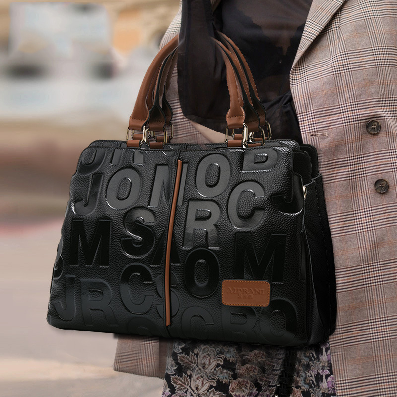 Geantă crossbody din piele naturală pentru femei, din primul strat de piele de vacă, siluetă vertical-pătrată, căptușeală poliester, pentru uz zilnic
