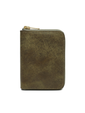 Cattleman kratki novčanik od kože prvog sloja teleće kože, s podstavom od prave kože, antibakterijski i otporan na habanje