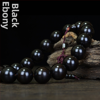 Ξύλινο βραχιόλι με χάντρες Βούδα, λεία επεξεργασία, 19 χάντρες, unisex, εθνικό στυλ