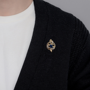 Ötvözetből készült kitűző, uniszex minimalist, kettős használat (Márka Chenpan)