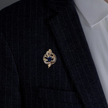 Ötvözetből készült kitűző, uniszex minimalist, kettős használat (Márka Chenpan)