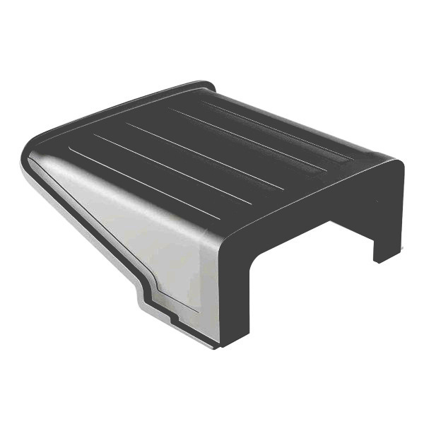 Novērošanas kameras lietus aizsargs — ārējā lietus un saules aizsardzība, putekļu aizsardzība, modelis 1260, plastmasa, kvadrāta forma, piederums: aizsargs