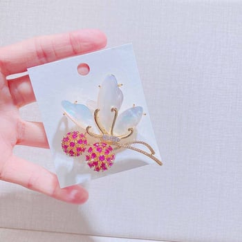 Bakrena geometrijska ženska broš, korejski stil, elektroplatiranje, jesen-zima dodatak