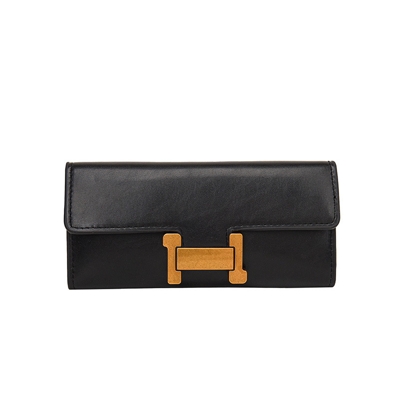 Дамски дълъг портфейл Gao da fu | PU материал | Функция за разширяване | Подплата: синтетична кожа | Лято 2024