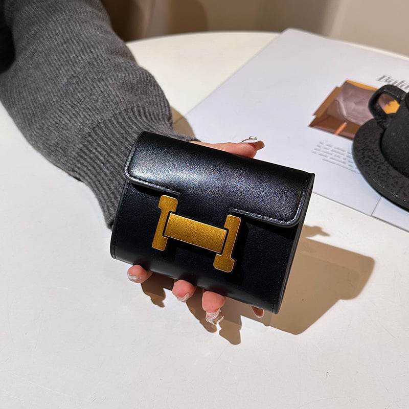 Дамски дълъг портфейл Gao da fu | PU материал | Функция за разширяване | Подплата: синтетична кожа | Лято 2024