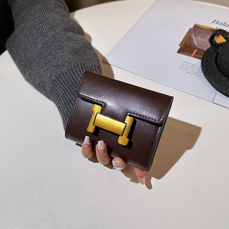 Дамски дълъг портфейл Gao da fu | PU материал | Функция за разширяване | Подплата: синтетична кожа | Лято 2024