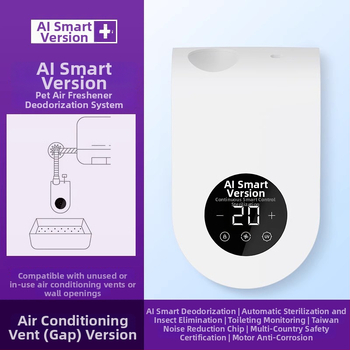 It doctor Cutie automată de nisip pentru pisici, cu sistem de aer proaspăt pentru deodorare, ventilator, ABS plastic