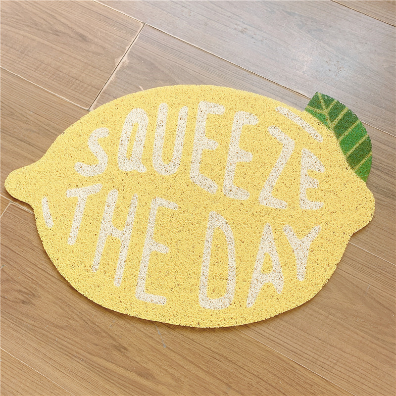 Χαλάκι λεκάνης γάτας με φρουτώδες μοτίβο (PVC υλικό, μάρκα Wire Loop, ανοιχτού τύπου λεκάνη γάτας)