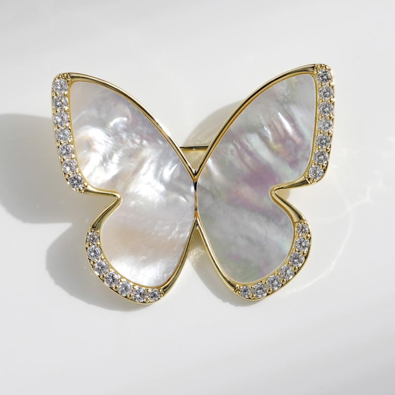 Rovar alakú kitűző, réz anyagú, elektroplakolás, dekoratív kiegészítő nőknek, sokoldalú stílus