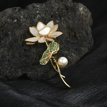 Réz brossa, geometriai mintázat, zománc olajfestmény-stílus, felület elektroplating, női kardigán kiegészítő