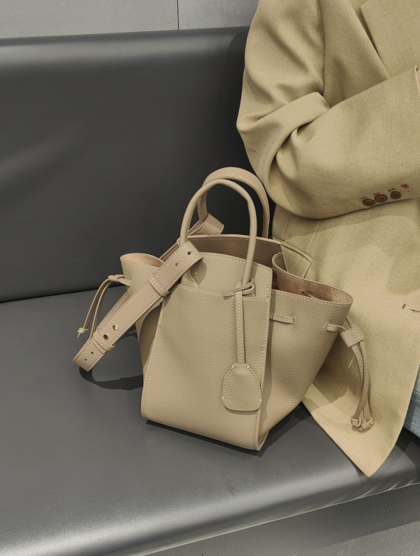 Női Bucket Bag — puha valódi bőr, első réteg marhabőr, utcai stílus, mindennapi használat