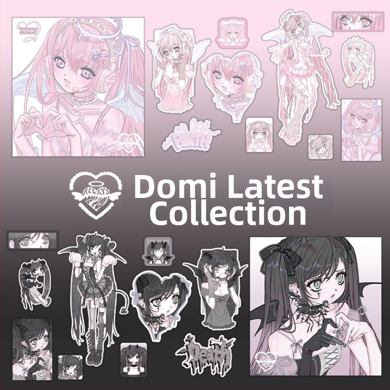 Lipdukų rinkinys atvirutėms ir DIY telefono dėklams — sintetinis popierius, korėjiečio stiliaus, spausdinta