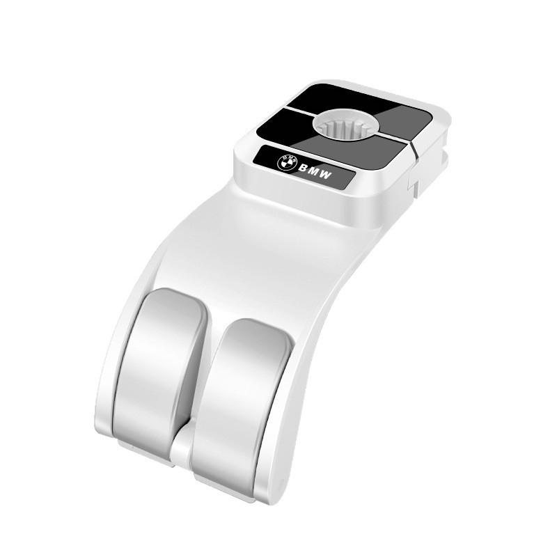 Закачалка за кола – многофункционална скрита двойна закачалка за багаж на задната седалка, ABS, прост стил