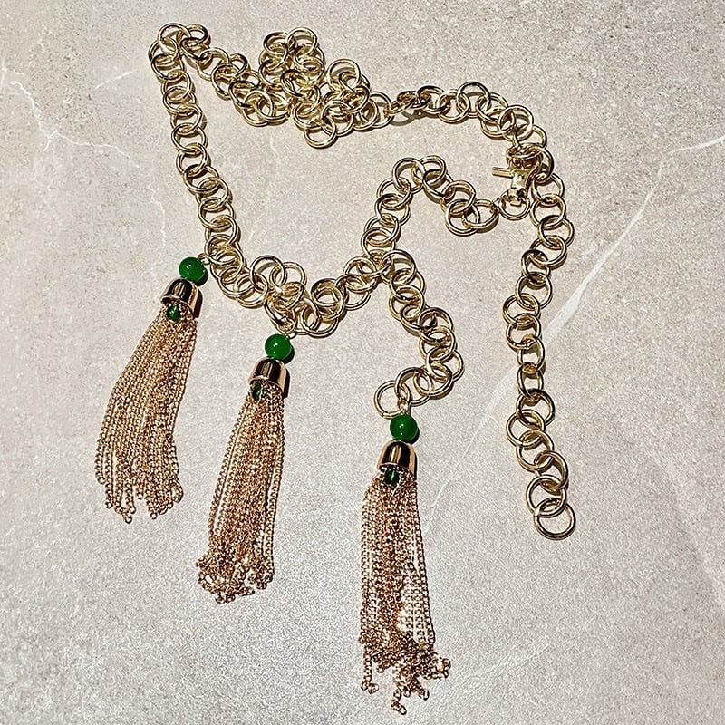 Butterfly sieviešu jostas ķēde no sakausējuma, vintage stils, pilienveida forma, ieliktie mākslīgie akmeņi, elektroplatēta