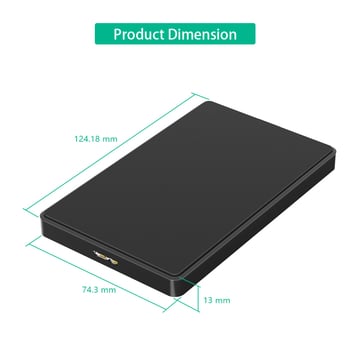 Kućište za tvrdi disk SATA na USB 3.0 – Huidongxin, USB 3.0 sučelje, 5 Gbps brzina prijenosa, na skladištu