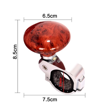 Shuo Qi Регулируем усилвател за кормило – ABS + метал, обща съвместимост, тегло 0,21 кг, лицензирана частна марка