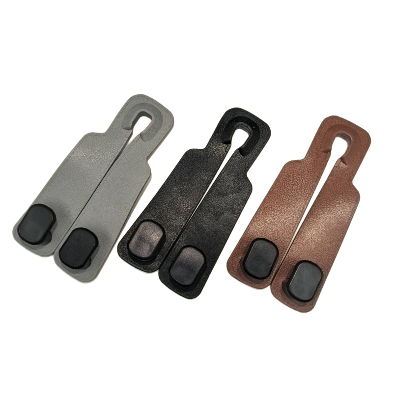 Закачалка за кола за задната седалка — луксозна кожена текстура, PVC, съхранение и държач за телефон