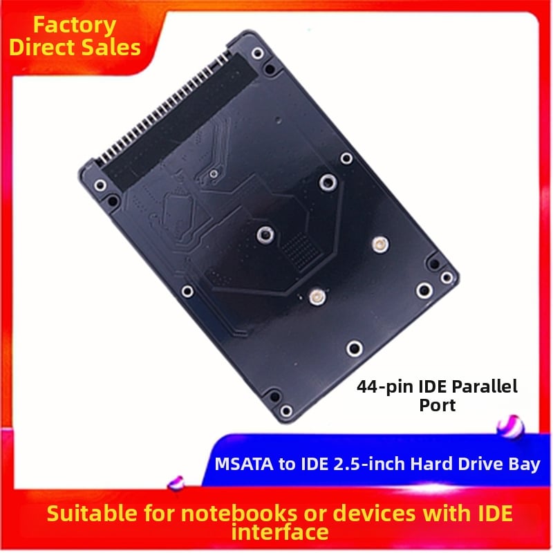 SSD mSATA/mini PCIe na IDE 44-pin disková skrinka, model LQT-2.5IDMA