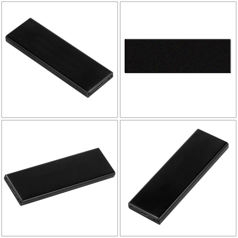 Carcasă SSD M.2 NVMe USB-C 10Gbps, controler JMS580, aliaj aluminiu-magneziu, suportă până la 3TB