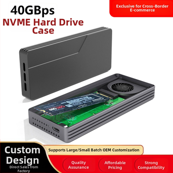 Externé puzdro M.2 NVMe s rozhraním Type-C, 40Gbps, až 8TB, CNC hliník, model S149