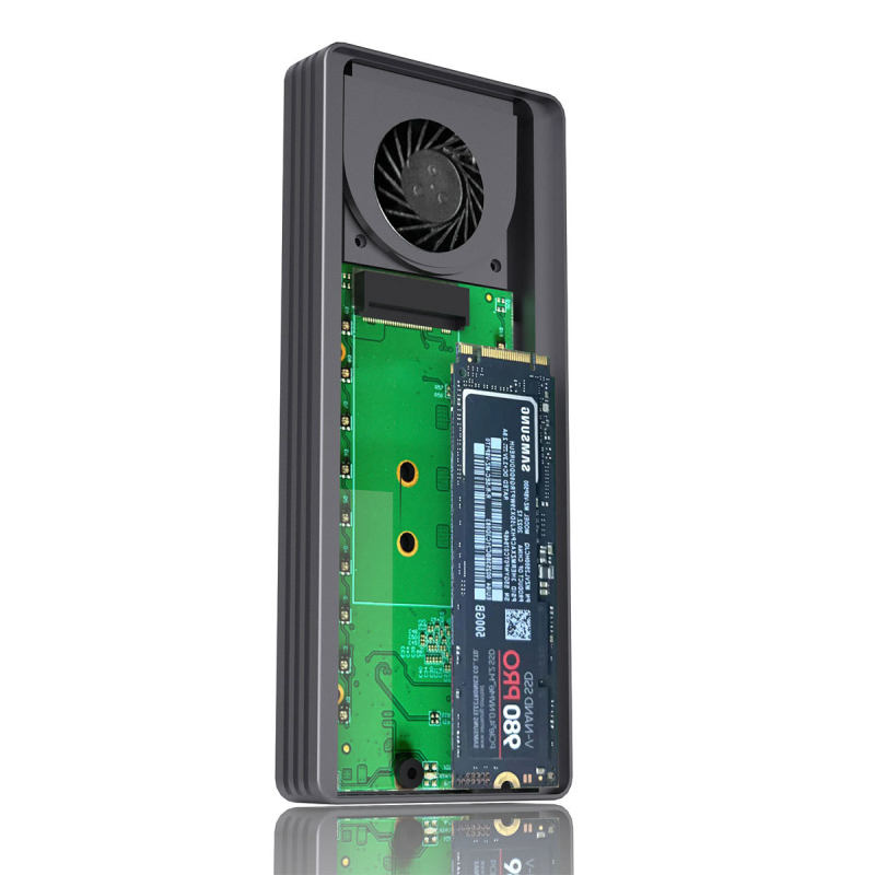 Externé puzdro M.2 NVMe s rozhraním Type-C, 40Gbps, až 8TB, CNC hliník, model S149