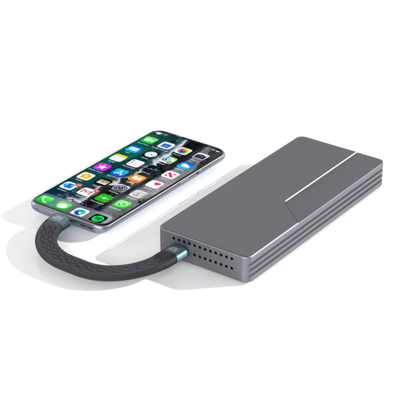 Externé puzdro M.2 NVMe s rozhraním Type-C, 40Gbps, až 8TB, CNC hliník, model S149