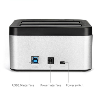 HD622 SATA dvojdisková dokovacia stanica USB 3.0 s klonovacou funkciou